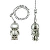 Wayilea Pull String Ceiling Fan Light Extender Chain, Stainless Steel