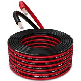 G-PLUG 12 Gauge Wire, 12 AWG Electrical Wire 20FT, 2 Conductor Red Black Flexible Wire Low Voltage Lights, LED Lighting, Speaker, Automotive, Landscape Wire, Home Outdoor Electrical Cable 12V/24V DC