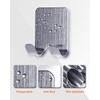 FITALA 304 Stainless Steel Adhesive Wall Hooks, Waterproof Anti-Rust, 45x55mm,