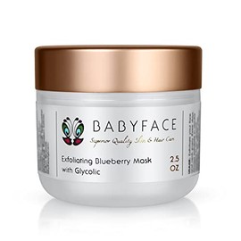 Babyface BLUEBERRY OXYGEN MASK Express Facial ~ Anti-Oxidant Exfoliating Masque, Dull Skin Treatment, 2.5 oz