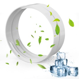 NQEUEPN 5.9in Portable Air Conditioner Exhaust Hose Coupler, AC Hose Connector Air Conditioner Coupler Adapter Exhaust Hose Coupler Window Adapter for Extending AC Hose Universal Thread Converter