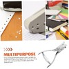 jojofuny Manual Oval Hole Puncher for ID Cards and Paper