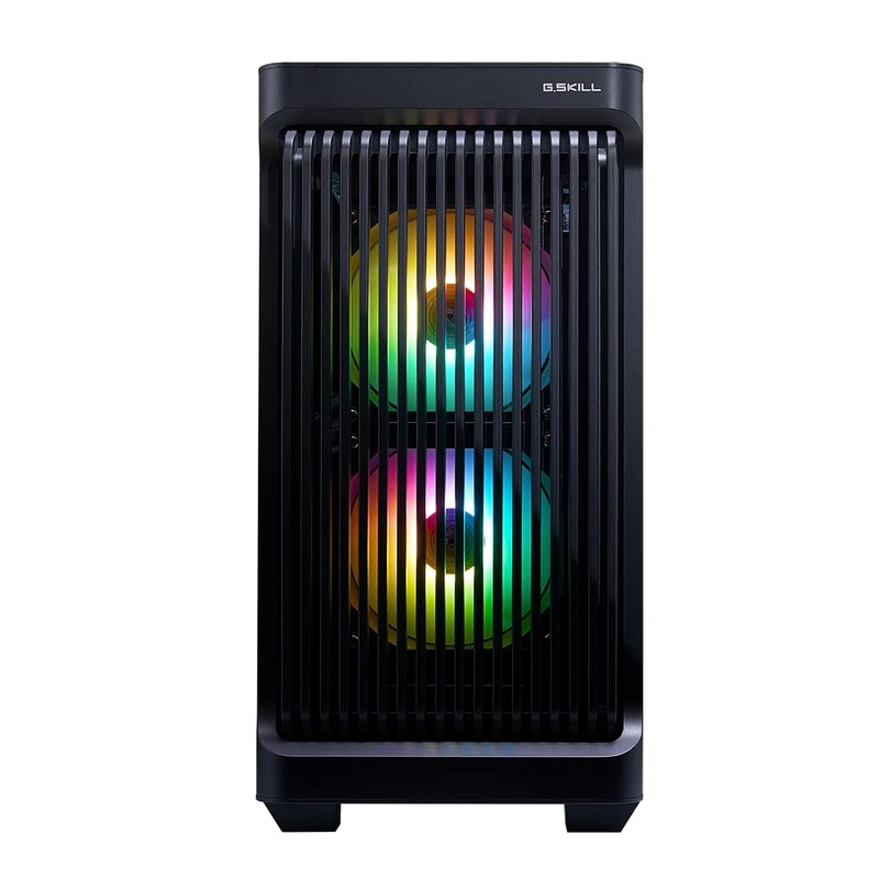 G.SKILL LT1 mATX Case with Tempered Glass Side Panel, Front