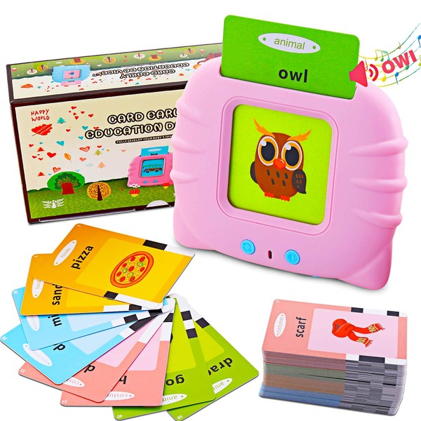 Talking Flash Cards Learning Toys for Toddlers 1-6 Year Old,British