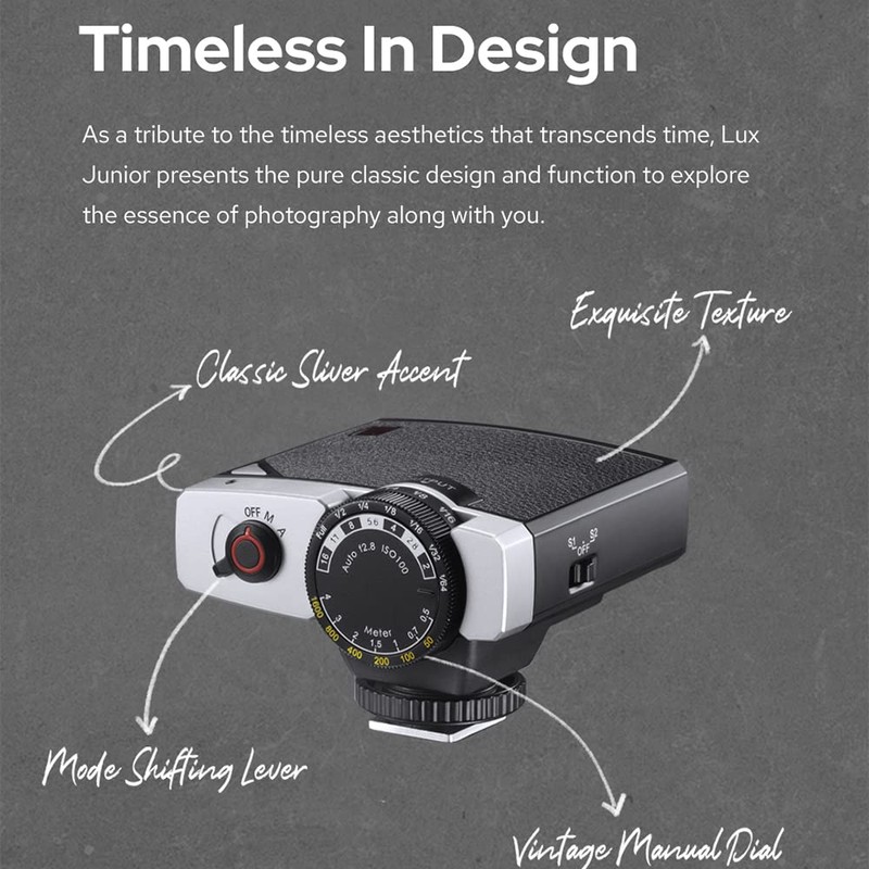 Godox Lux Junior Retro Camera Flash Speedlite Compatible for Nikon