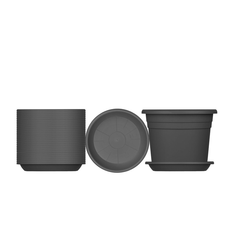 BigDean 6 x Flower Pot Saucers, Diameter 29 cm, Colour: