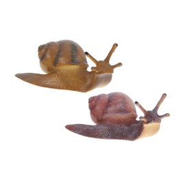 Kisangel Educational Snail Statues Simulation Animal Toys Snail Decorations Miniature Models