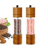 Upgraded Wooden - Acacia Wood Salt Grinder and Pepper Grinder