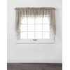 Renaissance Home Fashion Lillian Swag Pair with Macrame Band, 56-Inchx38-Inch,