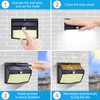 Peasur Solar Lights Outdoor, [138 LED/8 Packs] Solar Motion Sensor