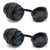 PENGLIN 2PCS Waterproof Dual USB 3.0 Female to Female Coupler