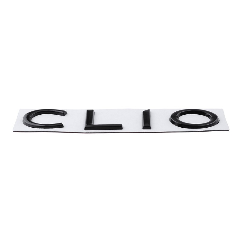 Clio Emblem Car Sticker Tailgate Badge Decoration Logo (Black)