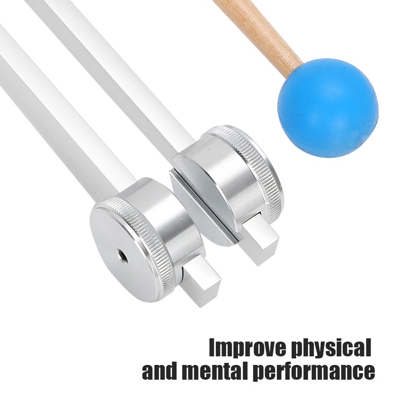 Aluminum Alloy 126.22Hz Frequency Tuning Fork Yoga Meditation Tuning Energy