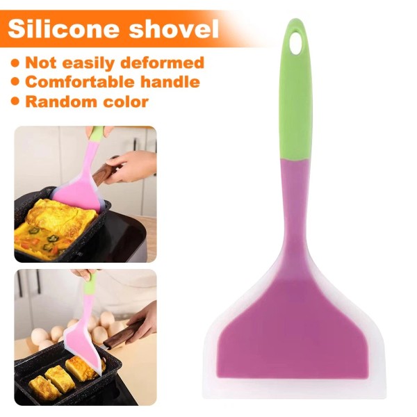 Unbranded Silicone Pancakes Shovel Wide Spatula Turner Nonstick Fried Shovel