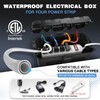 Flemoon [2 Pack] Outdoor Electrical Box Waterproof, Medium Weatherproof Electrical
