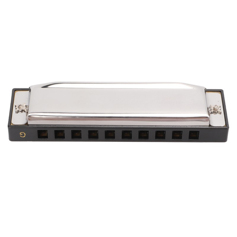 G Key Harmonica 10 Hole 20 Tone Mouth Organ Rust