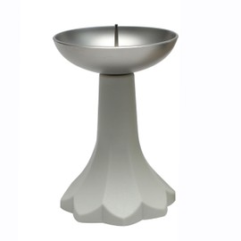 Tokai Wax Candelabra Moe Safety Patent Candlestick, White, 166-W