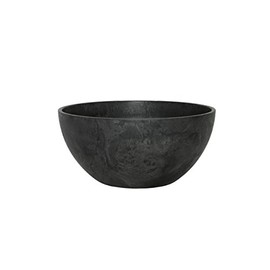 Ivyline Artstone 107856 Bowl 25x12cm - Fiona Black