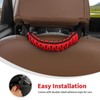 Linskip Paracord Headrest Grab Handles, Rear Seat Passenger Handle Assist