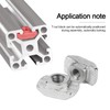 AXK 96pcs T nut Set M3 M4 M5 M6 M8