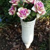 Flower Vase Grave Vase with Ornaments 30 cm Pack of