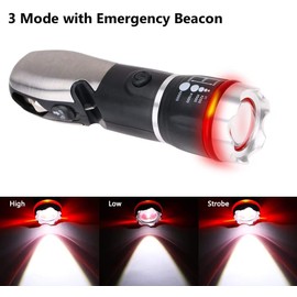 BUY LOW SELL LOW Multi Tool LED Flashlight, All in One Tool Light for Emergency, Camping and Cars with Glass Breaker and Seatbelt Cutter (Black)