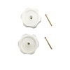 NBUNYOU Black 1-inch Long Shaft,2-1/4 Inch Diameter Plastic Windows Knobs,for