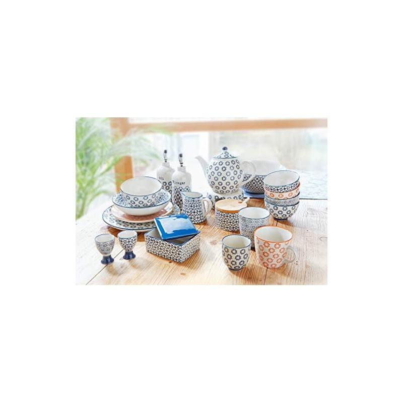 Bloomingville Kristina Retro Serving Plate Square Vintage Rectangular L 31