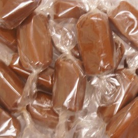 Unbranded CELLOPHANE CARAMEL WRAPPERS, Clear, 4" x 4" - 1000 pkg.