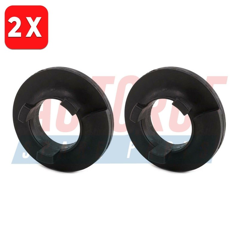 2 PCS Rear Upper Spring Rubber Suspension Cups For VW