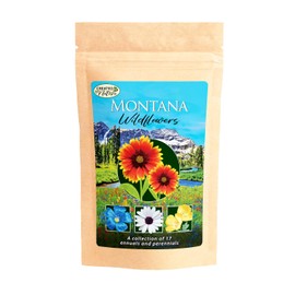 Created By Nature Montana Wildflower Seed Mix, 14 Flower Varieties, 53,000 Seeds
