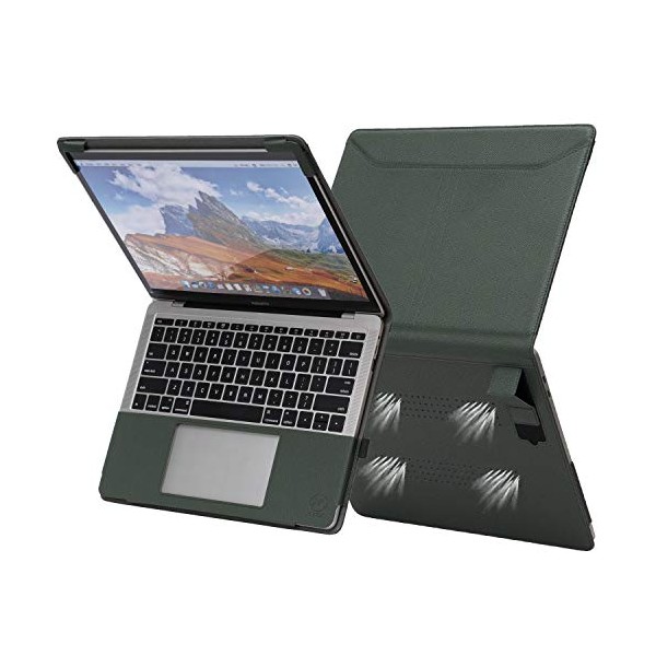 TYTX Compatible with MacBook Pro Leather Case with Vents and