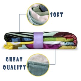 DREAM.IN Baby Milestone Blanket | Minky Soft Fleece Fabric, Boys Girls Unisex | Includes Felt Frame | Large 40" X 60" Newborn |Unique Background | Photography Props (Elephant)