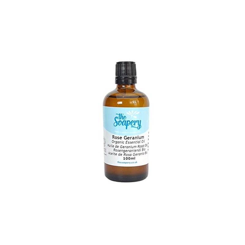 Geranium Organic Essential Oil 100ml - 100% Pure and Natural