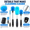 Bottle Cleaning Brush Set for Water Bottles – Stainless Steel