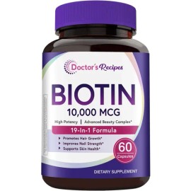 Biotin 10000 Mcg Doctor's Recipes Cabello Piel Uñas