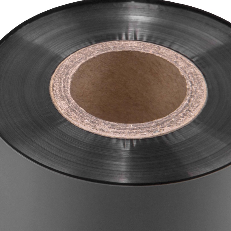 vhbw Smudge-proof thermal transfer tape, black, 50 mm, 300 m,