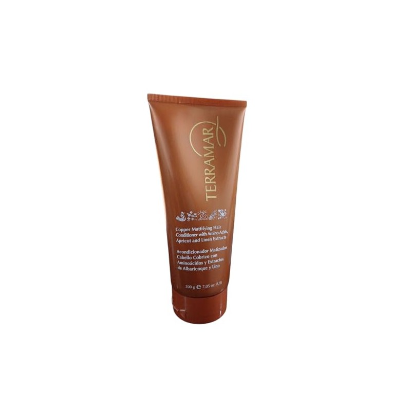Terramar Acondicionador Matizador para Cabello Cobrizo, con Aminoácidos y Extractos