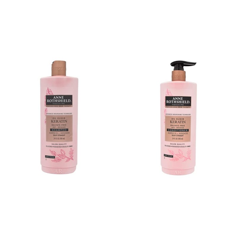 Anne Rothshield Shampoo Keratin Oil Elixir 700Ml Acondicionador Keratin Oil