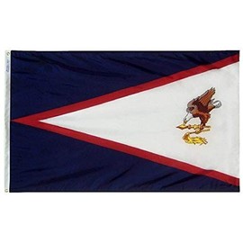 Annin Flagmakers American Samoa Flag USA-Made to Official United Nations Design Specifications, 3 x 5 Feet (Model 146300)