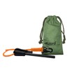 Oqard Reflective Paracord Fire Starter with Clip Hook - Orange