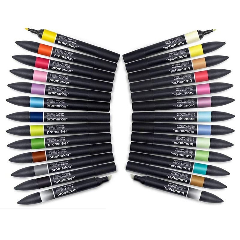 Bundle Buy - Letraset Promarker 12 Pen Set One &