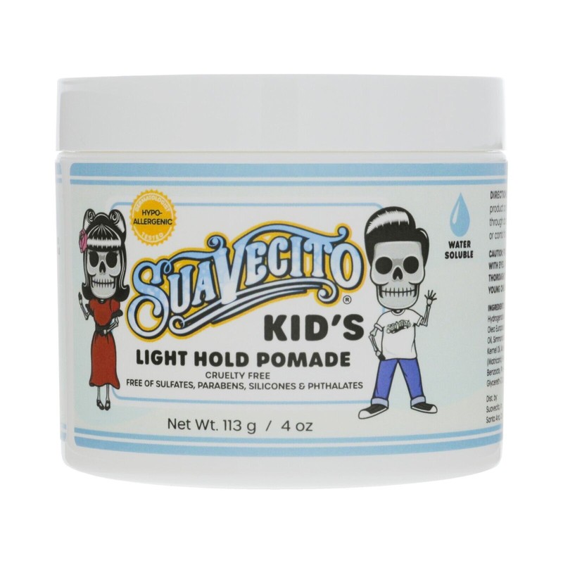 Suavecito Kid's Hair Pomade Calming Chamomile Light Hold Hypoallergenic Formula