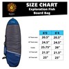KONA SURF CO. Exploration Surfboard Bag in Fish Nose sz: