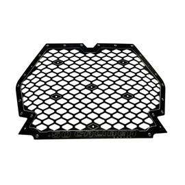 50 Caliber Racing Custom CNC Billet Aluminum Grille fits 2019+ Polaris RZR XP1000, 2019+ XP Turbo, 2018-2019 Turbo S w/Black Powder Coat Finish [5358A7]