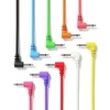 ExcelValley - Right Angle Mono Modular Patch Cables TS 3.5mm