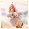 LOHGOU Cute Mini Rabbit Keychain Stuffed Rabbit Bag Decoration Fluffy