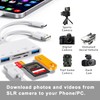 5-in-1 Memory Card Reader, USB OTG Adapter & SD Card