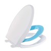 Unbranded Elongated Toilet Seat with Built in Potty Training Seat