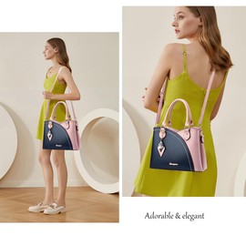 SiMYEER Satchel Purses and Handbags for Women Leather Crossbody Bags Shoulder Tote Bags